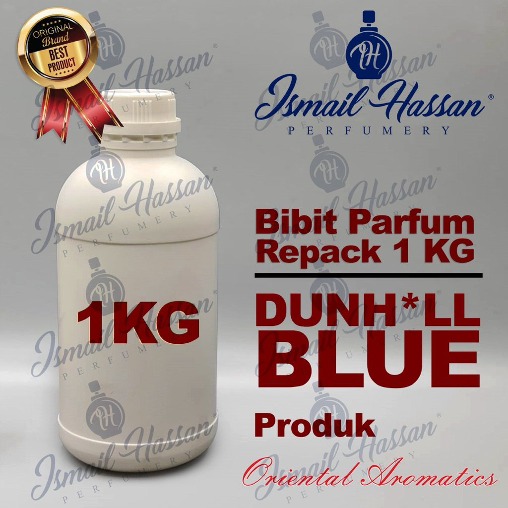 Bibit Biang Parfum REPACK Dun Blue Produk ORIENTAL AROMATICS Packing Botol Plastik 1Kg