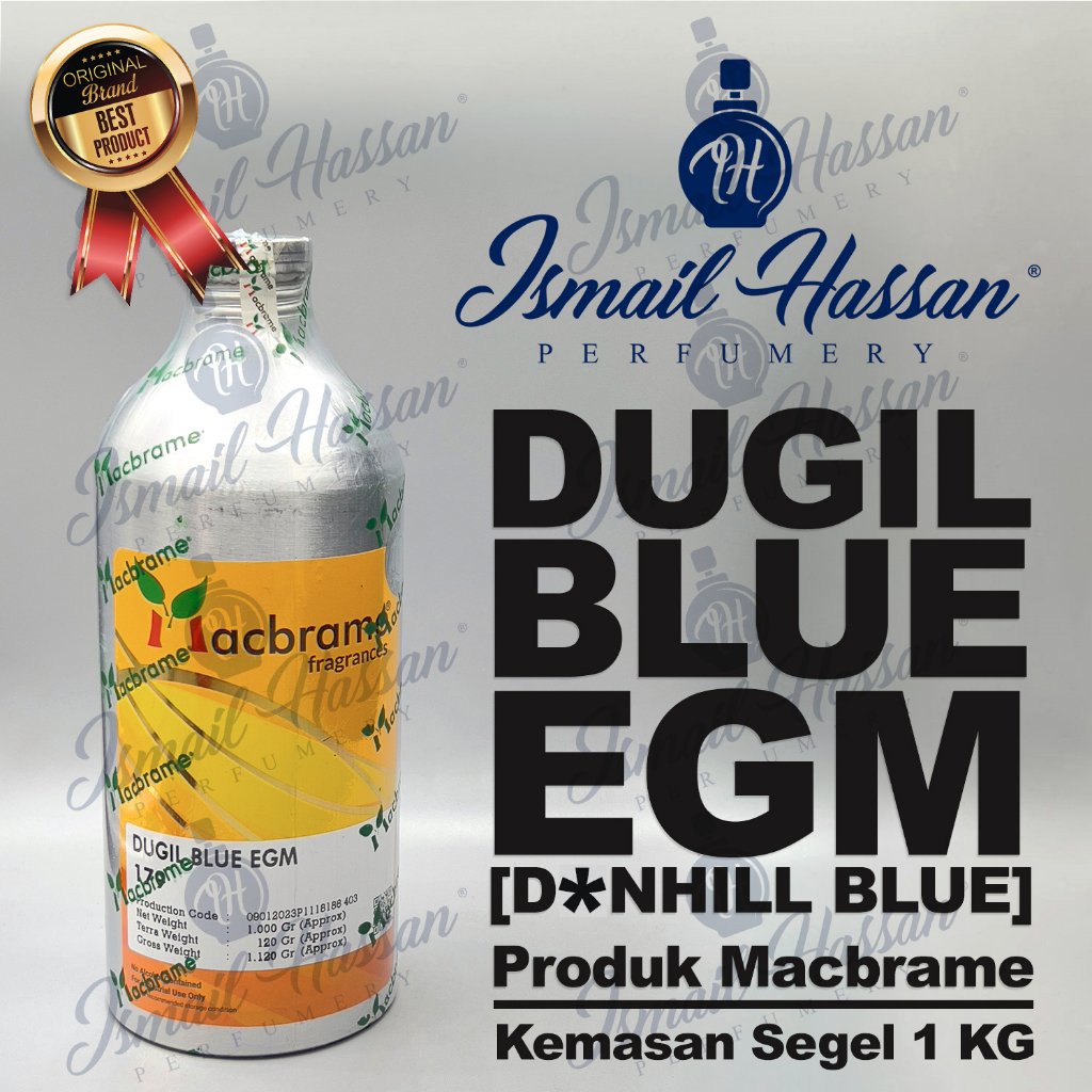 Bibit Biang Parfum Dugil Blue EGM Produk MACBRAME Packing Segel 1Kg.
