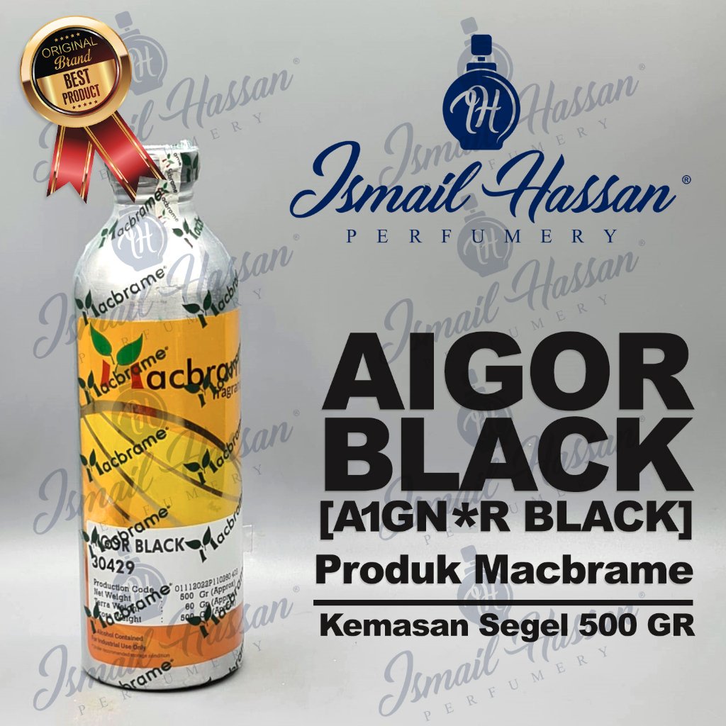 Bibit Biang Parfum Aigor Black Produk MACBRAME Packing Segel 500Gr