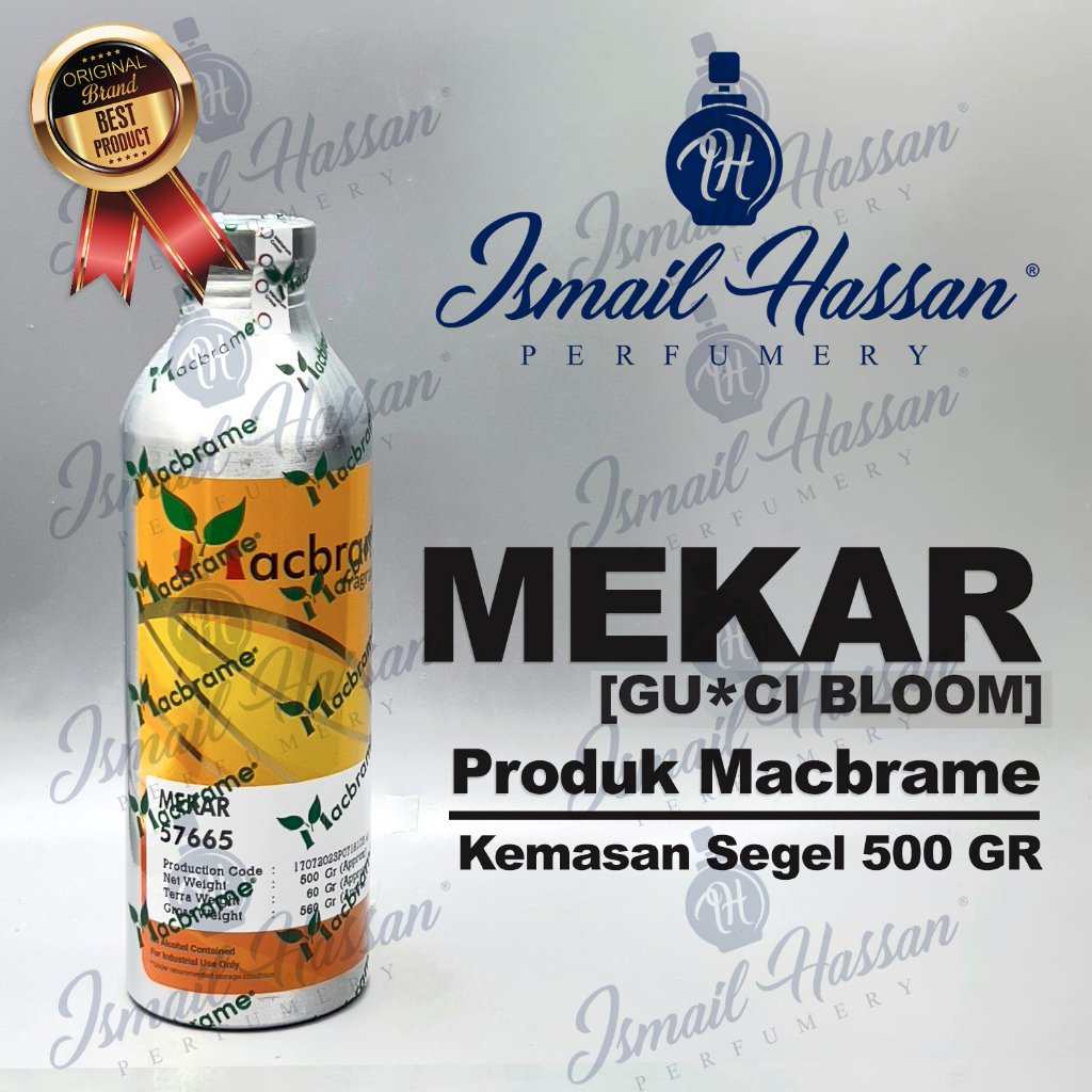 Bibit Biang Parfum Mekar Guci Bloom Produk MACBRAME Packing Segel 500Gr