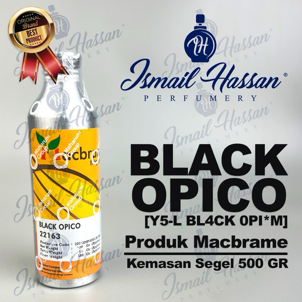 Bibit Biang Parfum Black Opico Produk MACBRAME Packing Segel 500Gr