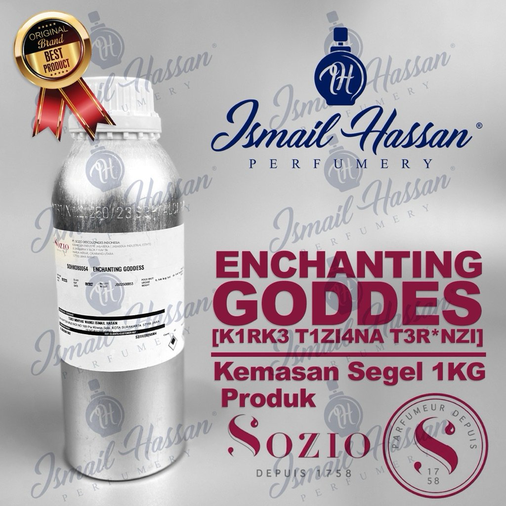 Bibit Biang Parfum Enchanting Goddes Kirke Produk SOZIO Packing Segel 1Kg