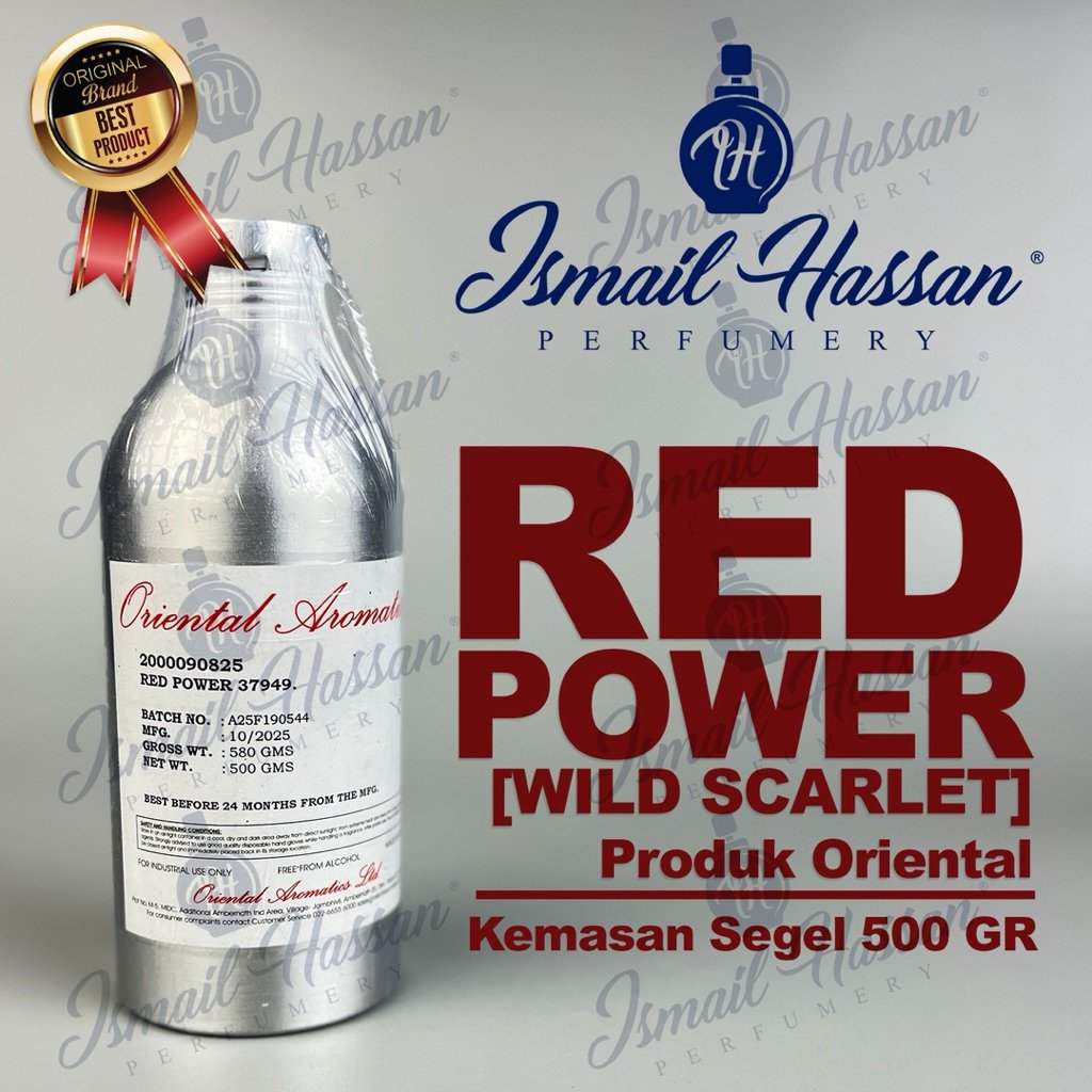Bibit Biang Parfum Red Power Wild Scarl3t Produk ORIENTAL AROMATICS Packing Segel 500Gr