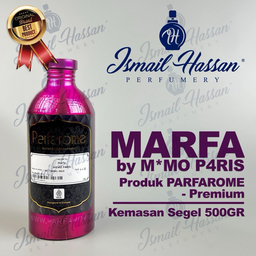 Bibit Biang Parfum PREMIUM Marfa Memo P4ris Produk PARFAROME Packing Segel 500Gr