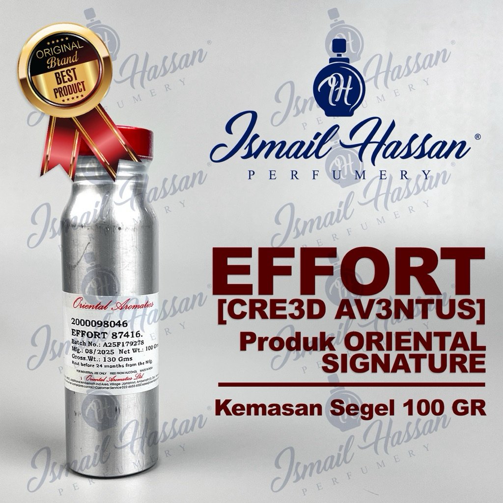 Bibit Biang Parfum SIGNATURE Effort Kreed Produk ORIENTAL AROMATICS Packing Segel 100Gr