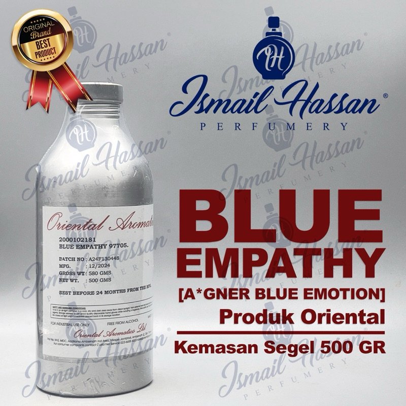 Bibit Biang Parfum Blue Empathy Egner Blu Produk ORIENTAL AROMATICS Packing Segel 500Gr