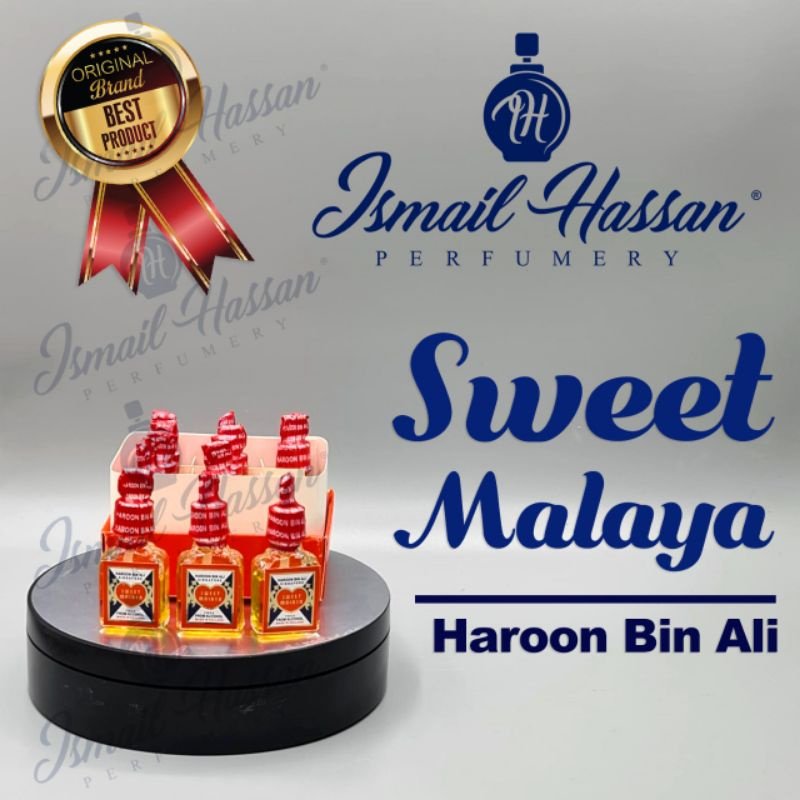 Bibit Biang Parfum Sweet Malaya Original Produk HAROON BIN ALI