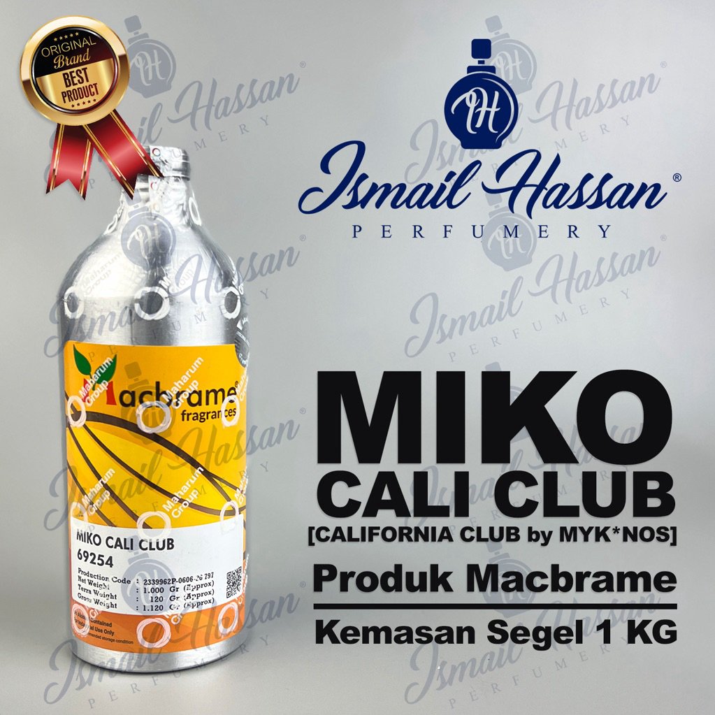 Bibit Biang Parfum Miko Cali Club Produk MACBRAME Packing Segel 1Kg