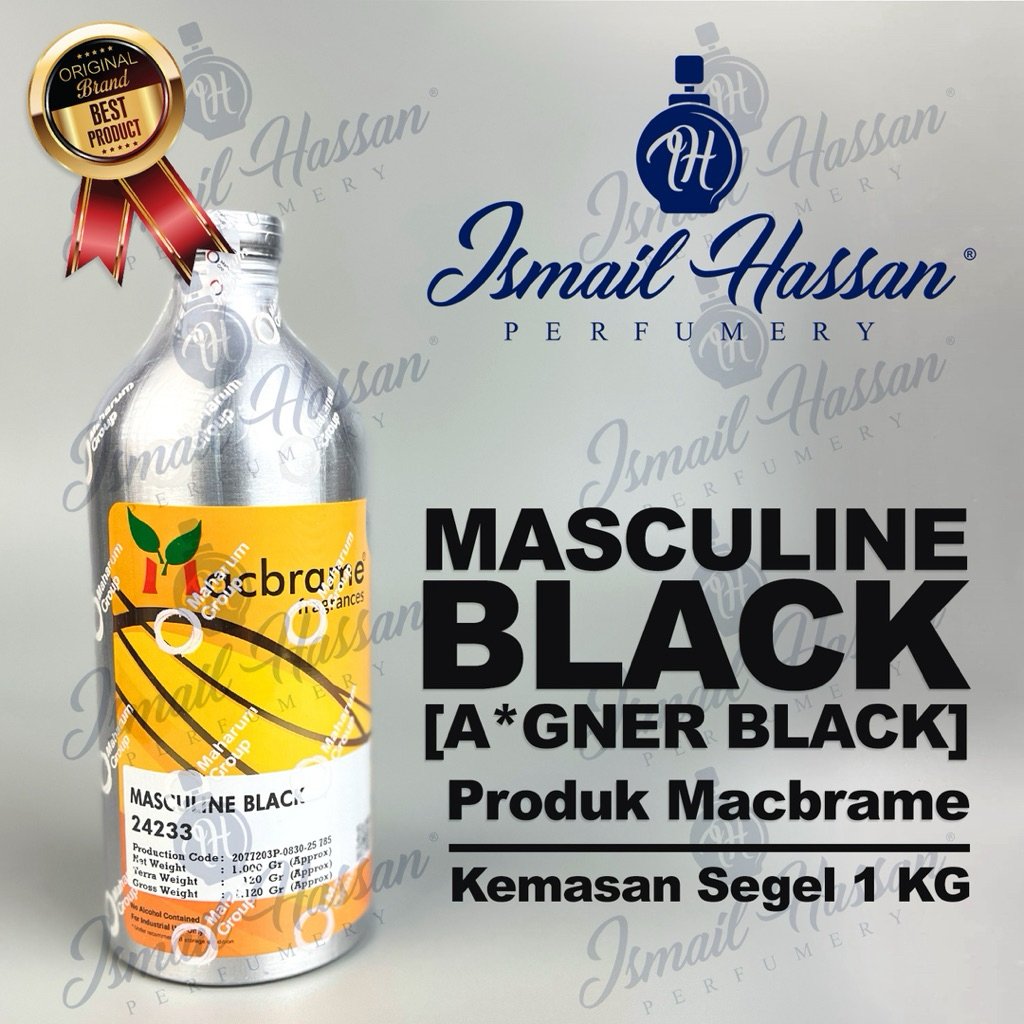 Bibit Biang Parfum Masculine Black Agner Black Produk MACBRAME Packing Segel 1Kg