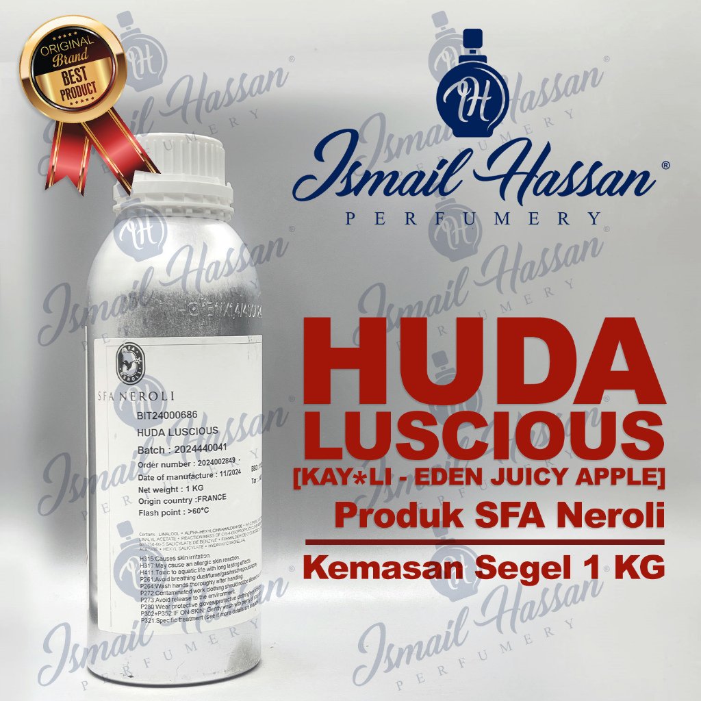 Bibit Biang Parfum Huda Luscious Produk Neroli SFA Kemasan Segel 1 K