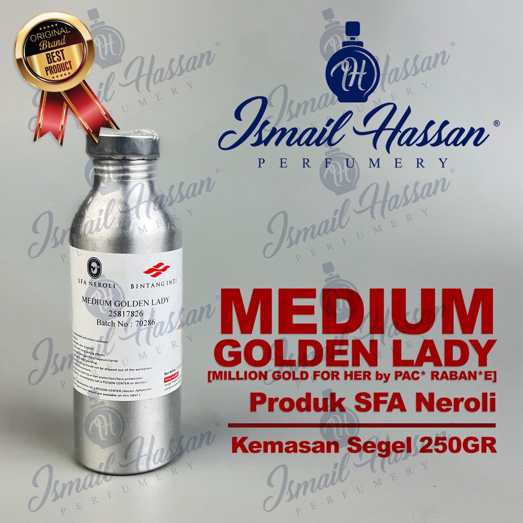 Bibit Biang Parfum Medium Golden Monaco Royal Produk SFA NEROLI Packing Segel 250Gr