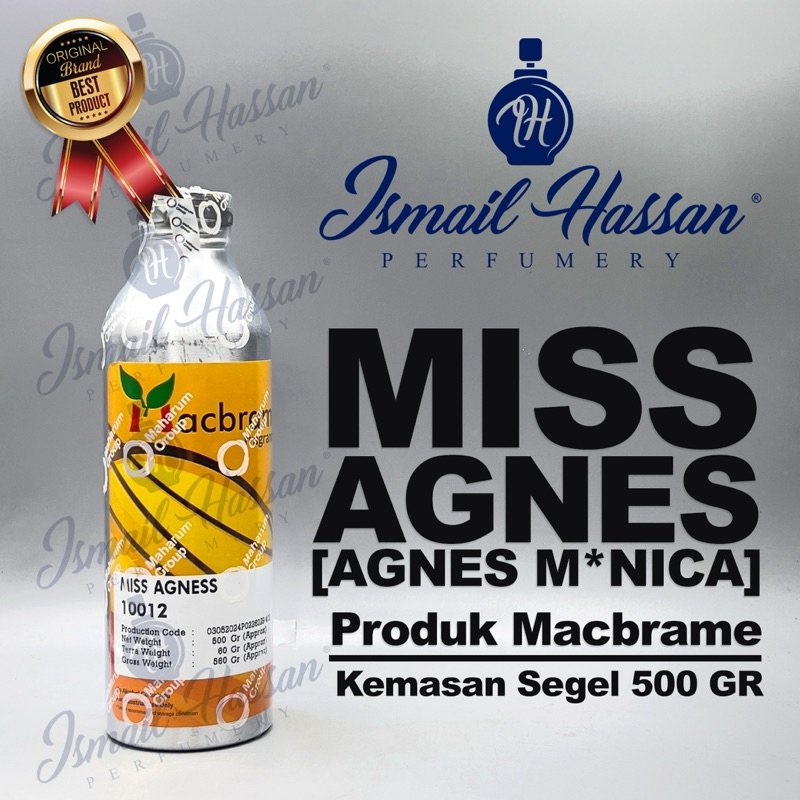 Bibit Biang Parfum Miss Agnes Produk MACBRAME Packing Segel 500Gr