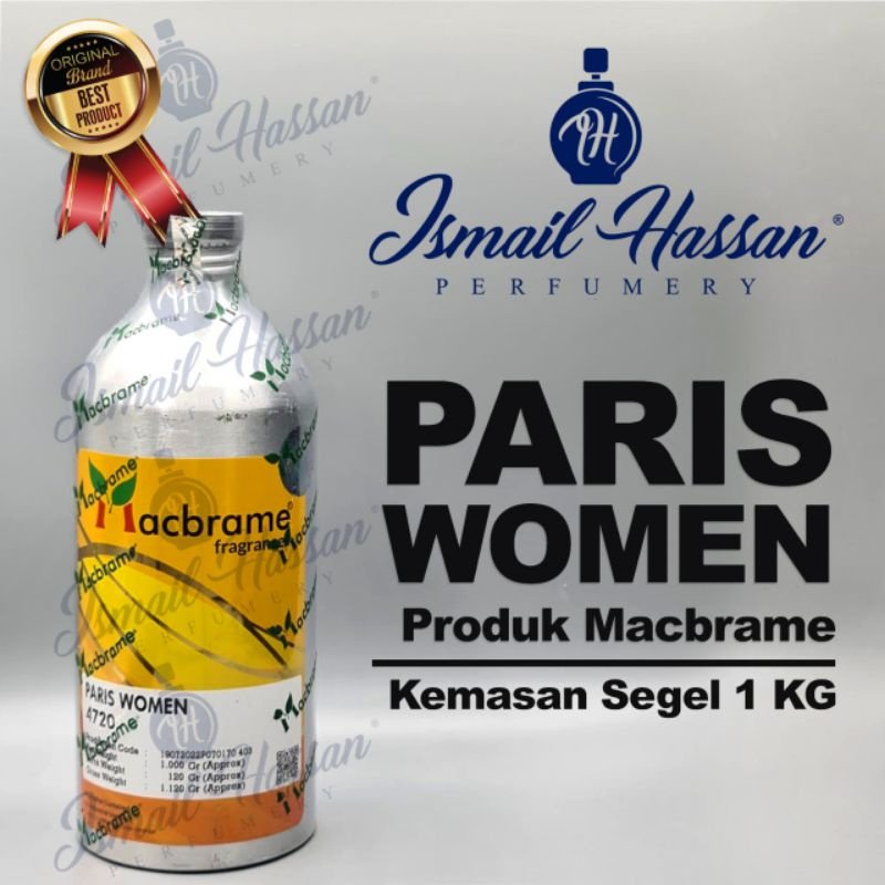 Bibit Biang Parfum Paris Women Produk MACBRAME Packing Segel 1Kg