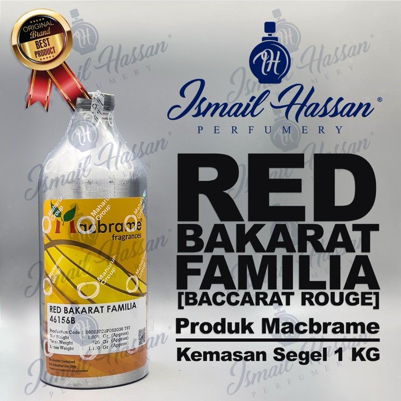 Bibit Biang Parfum Red Bakarat Familia Produk MACBRAME Packing Segel 1Kg