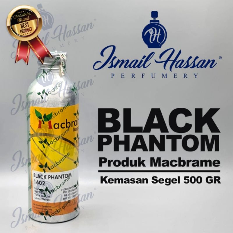 Bibit Biang Parfum Black Phantom Produk MACBRAME Packing Segel 500Gr