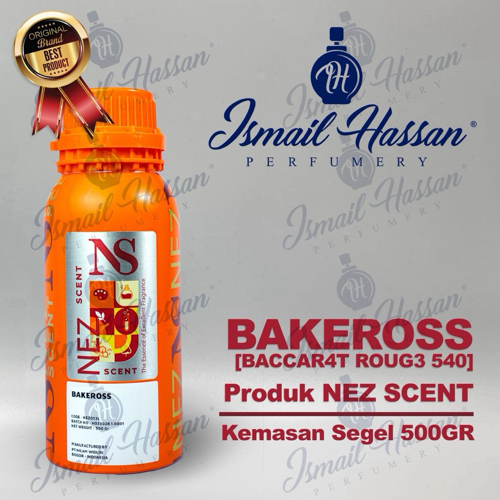 Bibit Biang Parfum Bakeross Bakarat Produk NEZ SCENT Packing Segel 500Gr