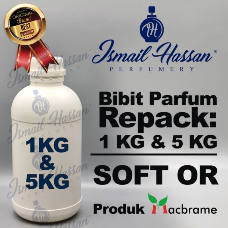 Bibit Biang Parfum Repack Soft Or Produk MACBRAME Packing Botol Plastik 1Kg