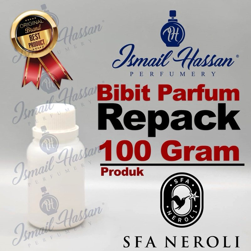Bibit Biang Parfum REPACK Original Produk SFA NEROLI Packing Botol Plastik 100Gr