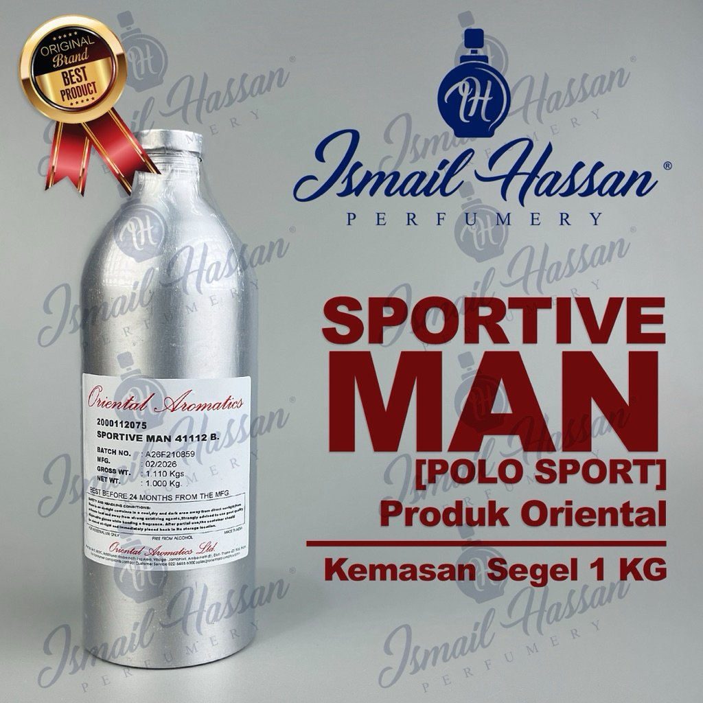 Bibit Biang Parfum Sortive Man Polo Sport Produk ORIENTAL AROMATICS Packing Segel 1Kg