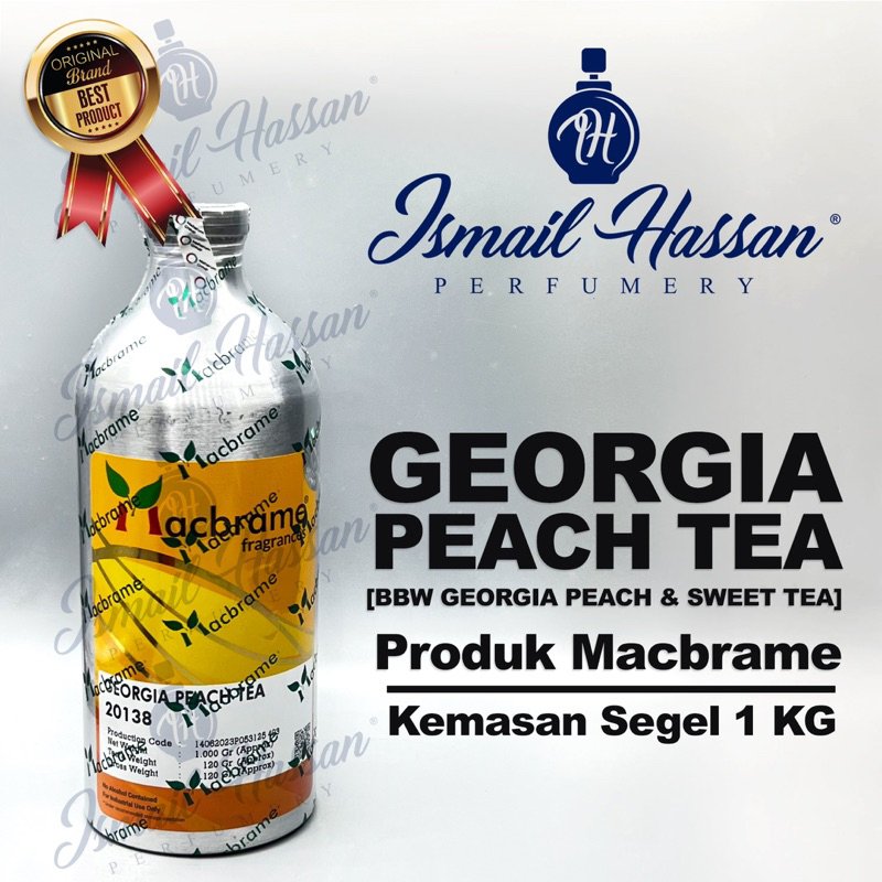 Bibit Biang Parfum Georgia Peach Tea Produk MACBRAME Packing Segel 1Kg