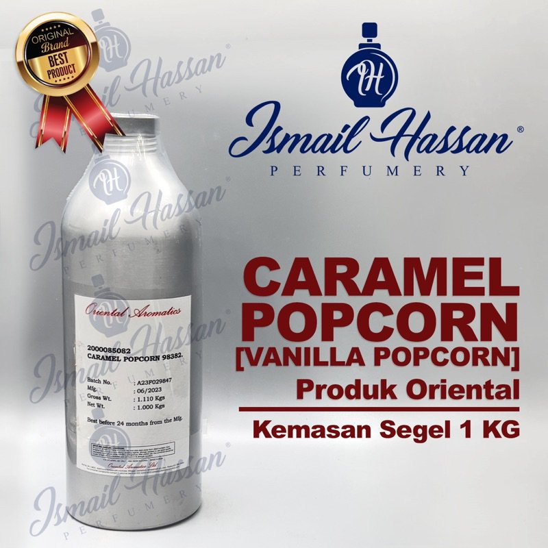 Bibit Biang Parfum Caramel Popcorn Produk ORIENTAL AROMATICS Packing Segel 1Kg