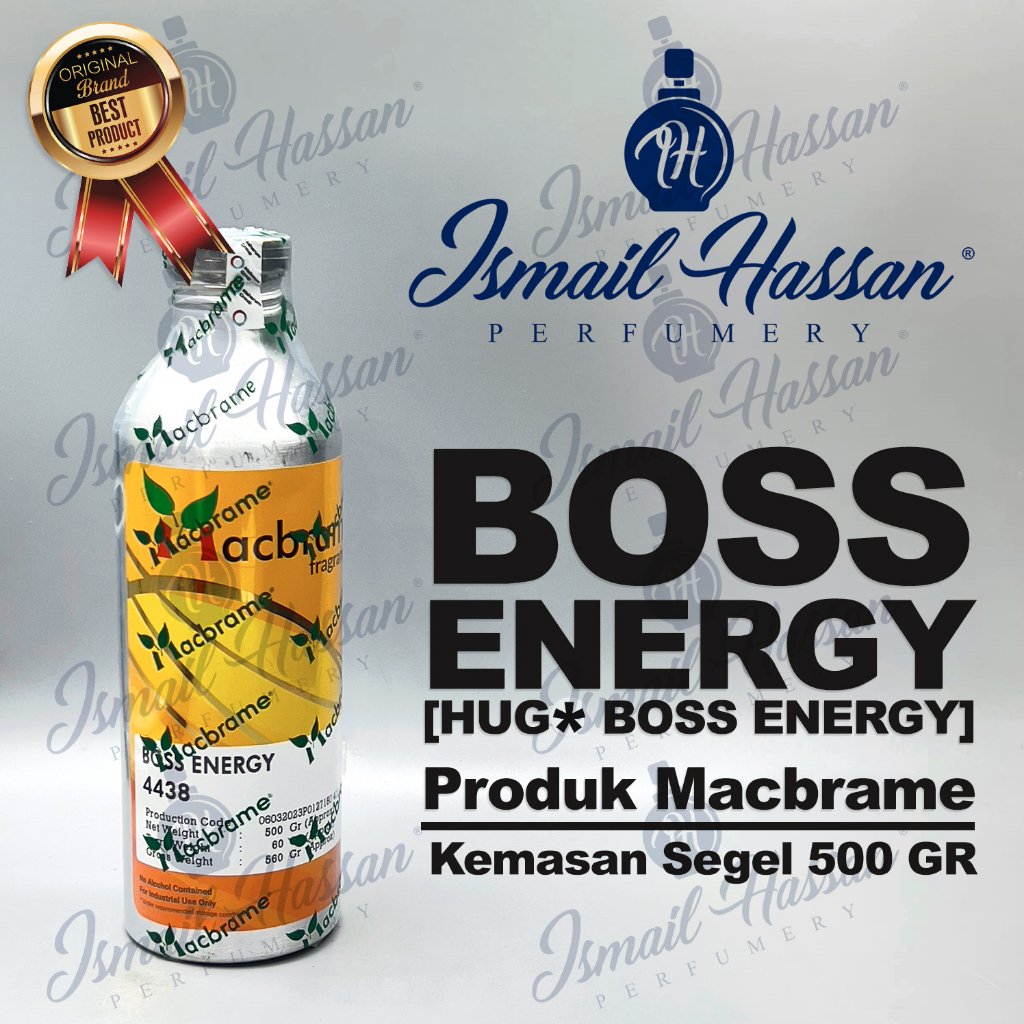 Bibit Biang Parfum Boss Energy Produk MACBRAME Packing Segel 500Gr