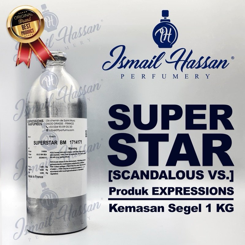 Bibit Biang Parfum Super Star Scandalous Produk EXPRESSIONS PARFUMEES Packing Segel 1Kg