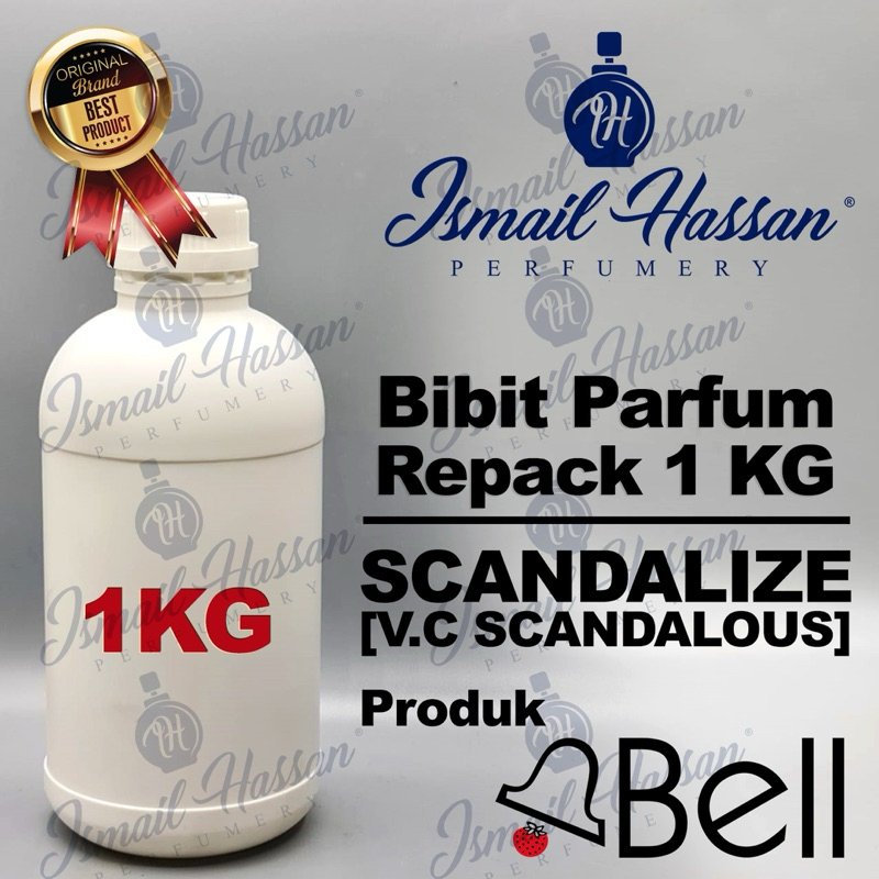 Bibit Biang Parfum REPACK Scandalize Scandalus Original Produk BELL Packing Botol Plastik 1Kg