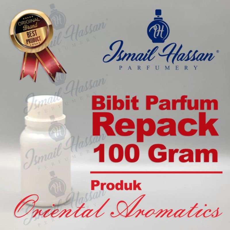 Bibit Biang Parfum Repack Produk ORIENTAL AROMATICS Packing Plastik Botol 100Gr