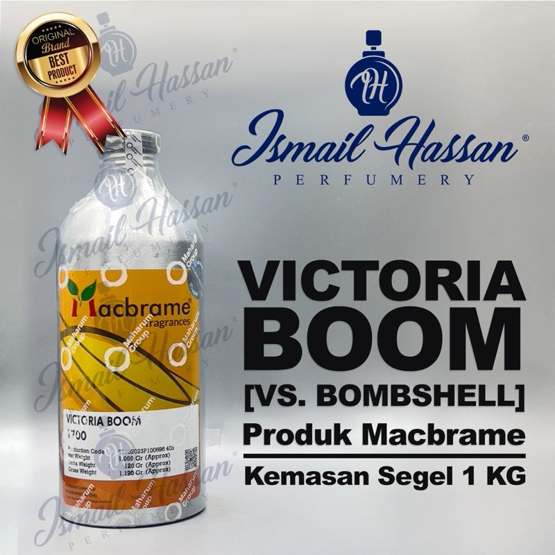 Bibit Biang Parfum Victoria Boom Produk MACBRAME Packing Segel 1Kg