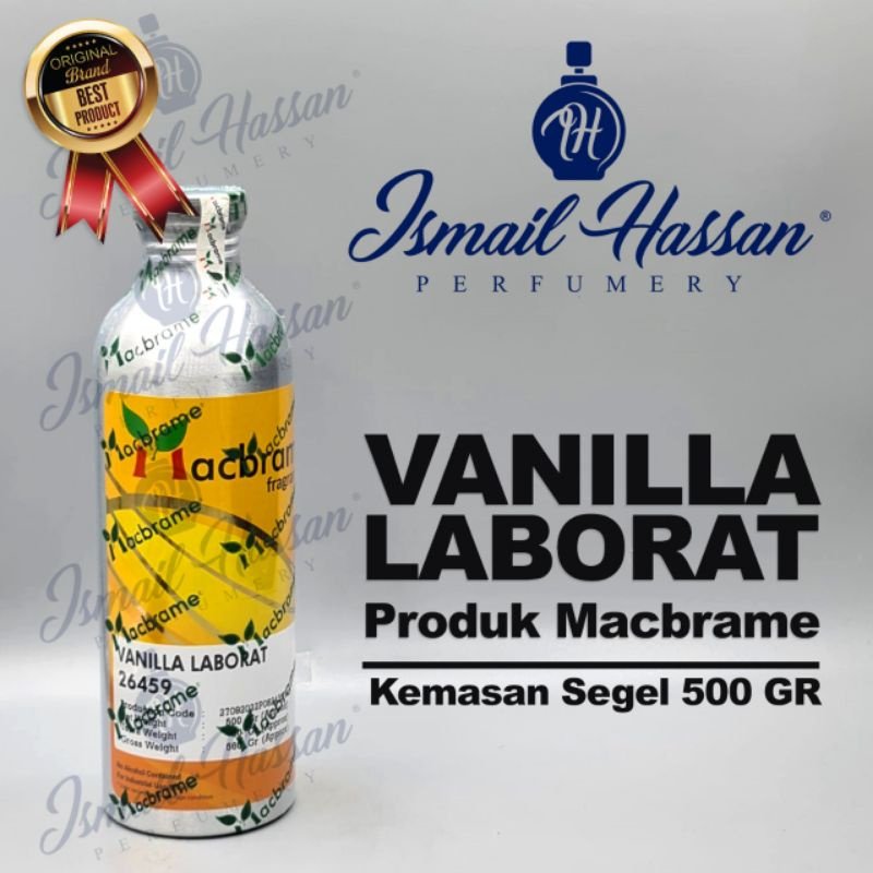 Bibit Biang Parfum Vanilla Laborat Produk MACBRAME Packing Segel 500Gr