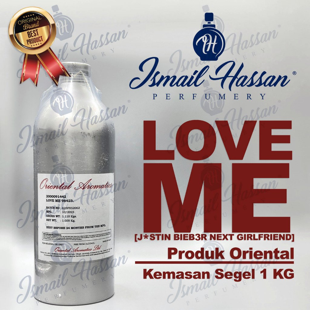 Bibit Biang Parfum Love Me Produk ORIENTAL AROMATICS Packing Segel 1Kg