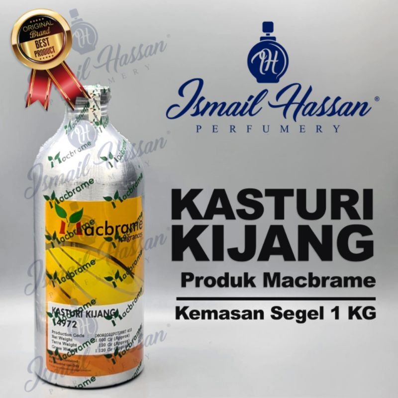 Bibit Biang Parfum Kasturi Kijang Produk MACBRAME Packing Segel 1Kg