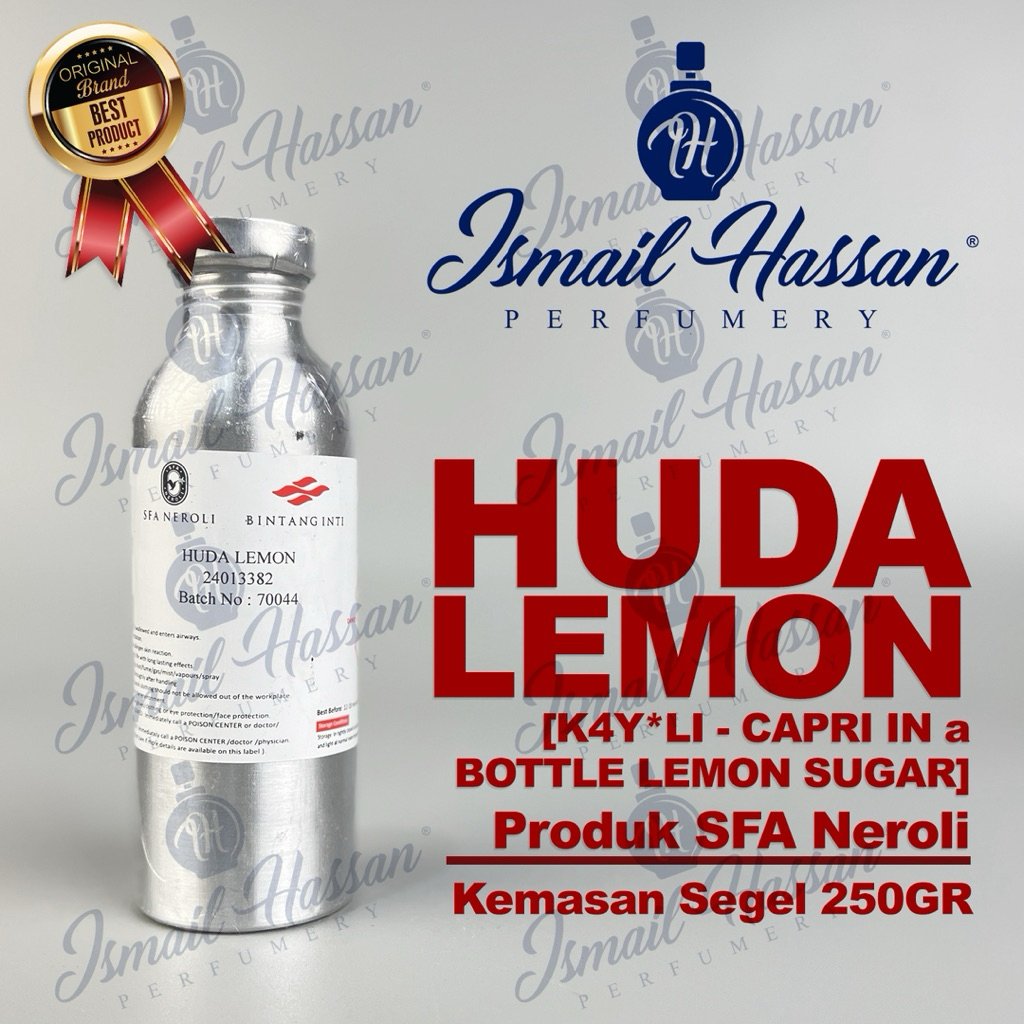 Bibit Biang Parfum Huda Lemon K4y4li Produk SFA NEROLI Packing Segel 250Gr