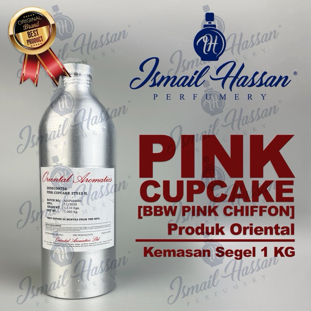 Bibit Biang Parfum Pink Cupcake Pink Chiffon Produk ORIENTAL AROMATICS Packing Segel 1Kg