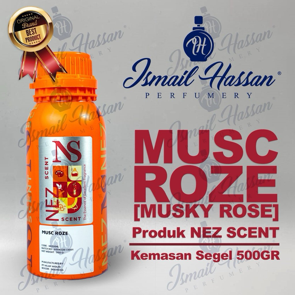 Bibit Biang Parfum Musc Roze Musky Rose Produk NEZ SCENT Packing Segel 500Gr