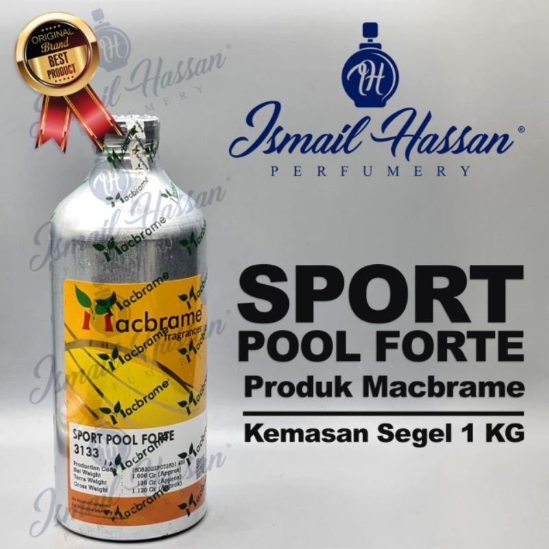 Bibit Biang Parfum Sport Pool Forte Produk MACBRAME Packing Segel 1Kg