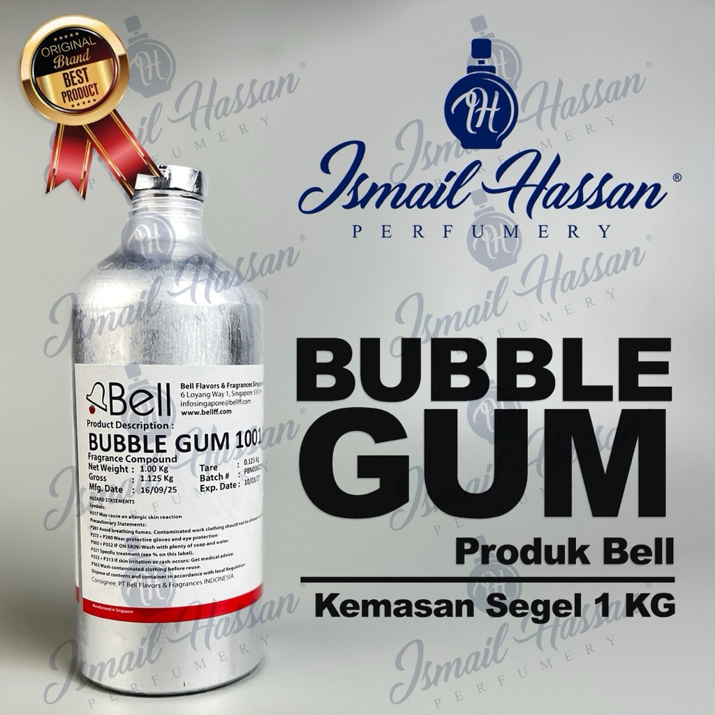 Bibit Biang Parfum Bubble Gum Produk BELL Packing Segel 1Kg