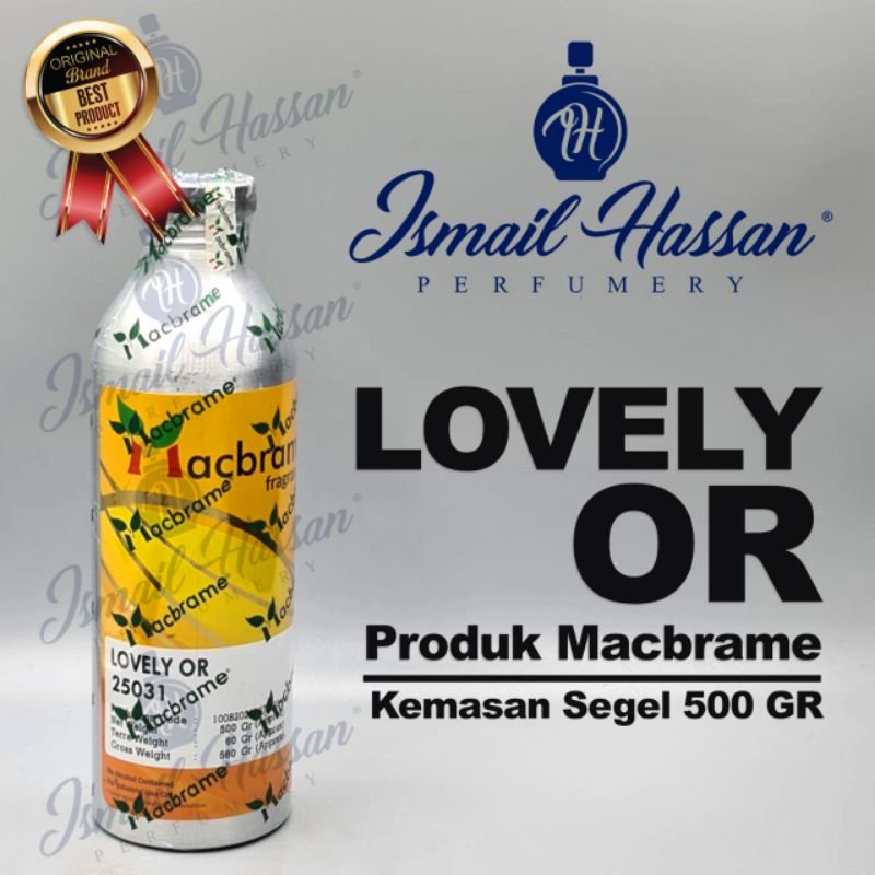 Bibit Biang Parfum Lovely Or Produk MACBRAME Packing Segel 500Gr