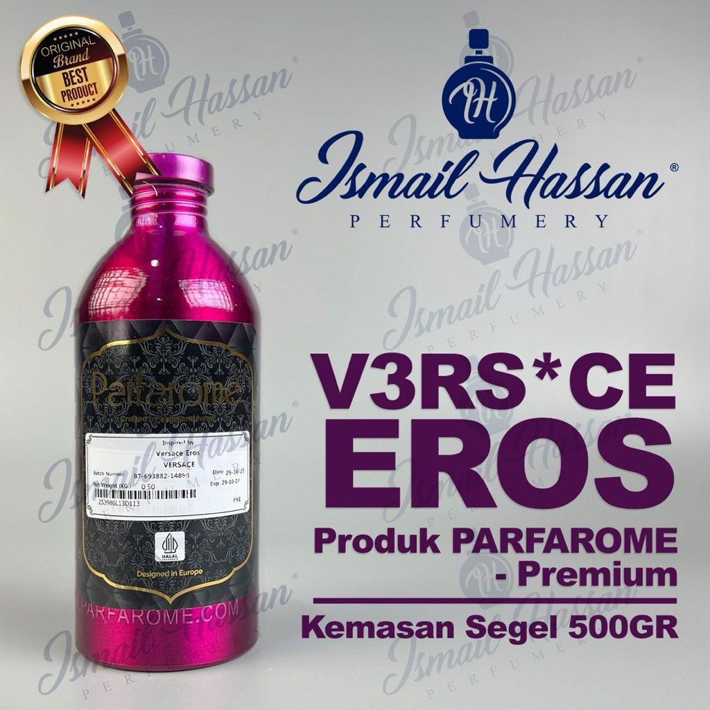 Bibit Biang Parfum PREMIUM V3r54ce Eros Produk PARFAROME Packing Segel 500Gr
