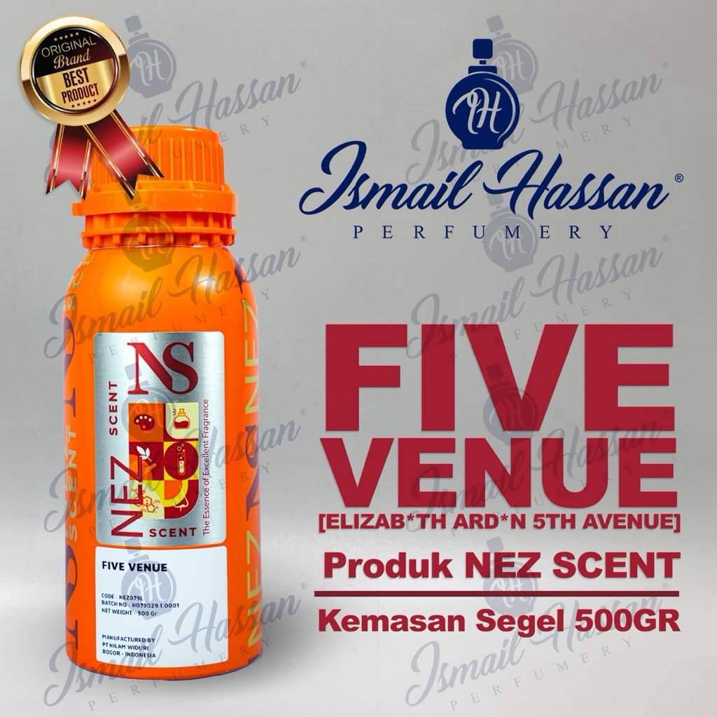 Bibit Biang Parfum Five Aven Produk NEZ SCENT Packing Segel 500Gr