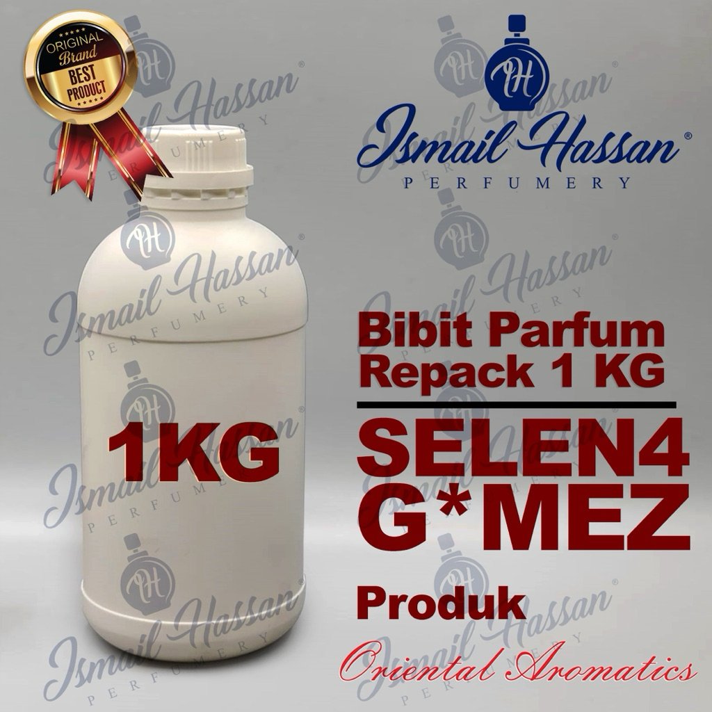 Bibit Biang Parfum REPACK Selina Produk ORIENTAL AROMATICS Packing Botol Plastik 1Kg