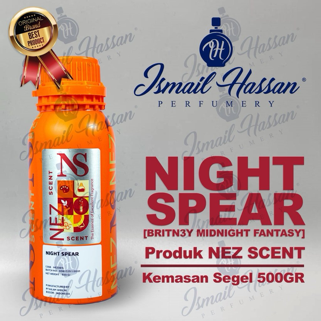 Jual Bibit/Biang Parfum Night Spear/Midnight Produk NEZ SCENT Packing Segel 500Gr