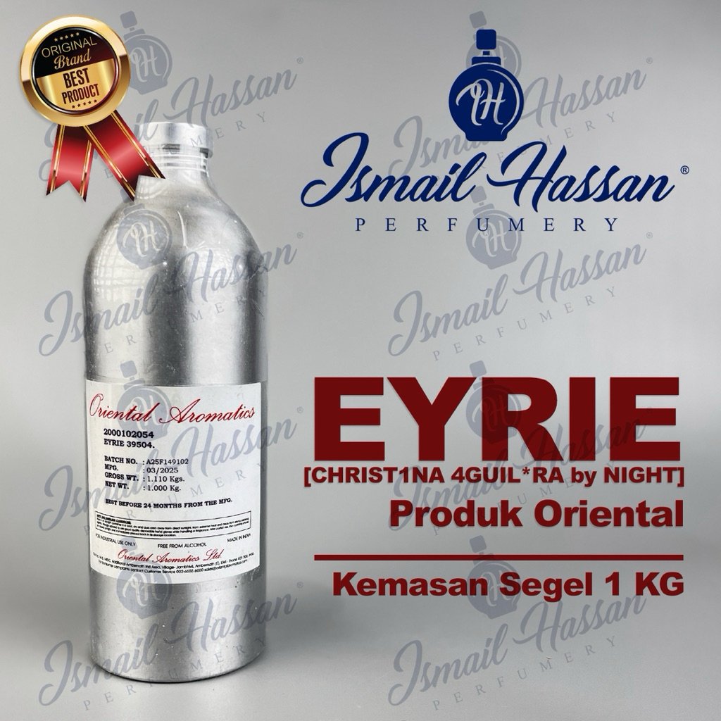 Jual Bibit/Biang Parfum Eyrie/Christina By Night Produk ORIENTAL AROMATICS Packing Segel 1Kg