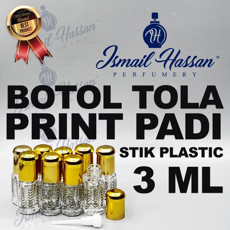 Botol LOSINAN Tolla Stick Plastik Motif Padi 3Ml 6Ml Dan 12Ml