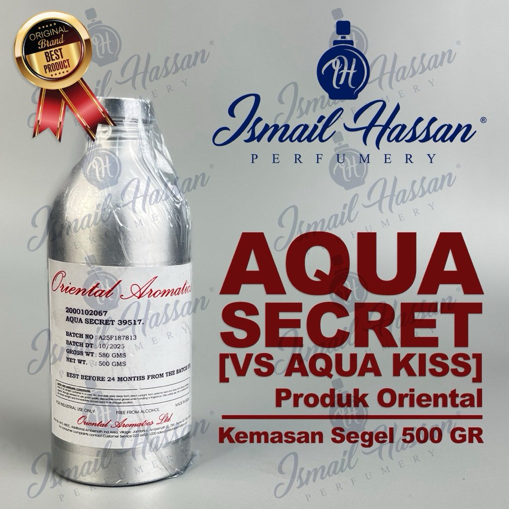 Bibit Biang Parfum Waterkiss Produk ORIENTAL AROMATICS Packing Segel 500Gr