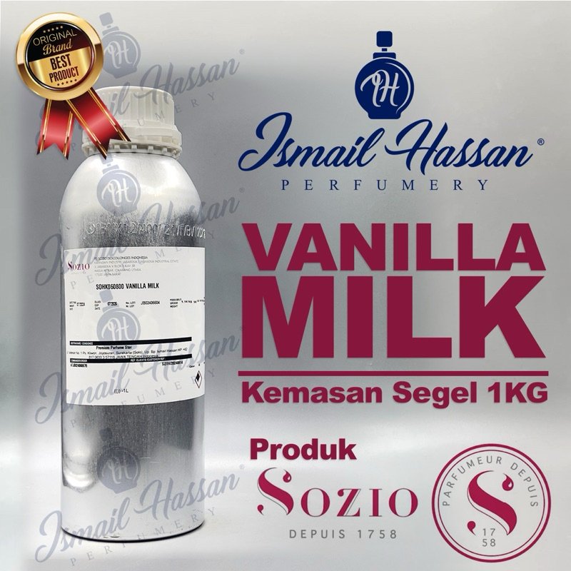 Bibit Biang Parfum Vanilla Milk Produk SOZIO Packing Segel 1Kg