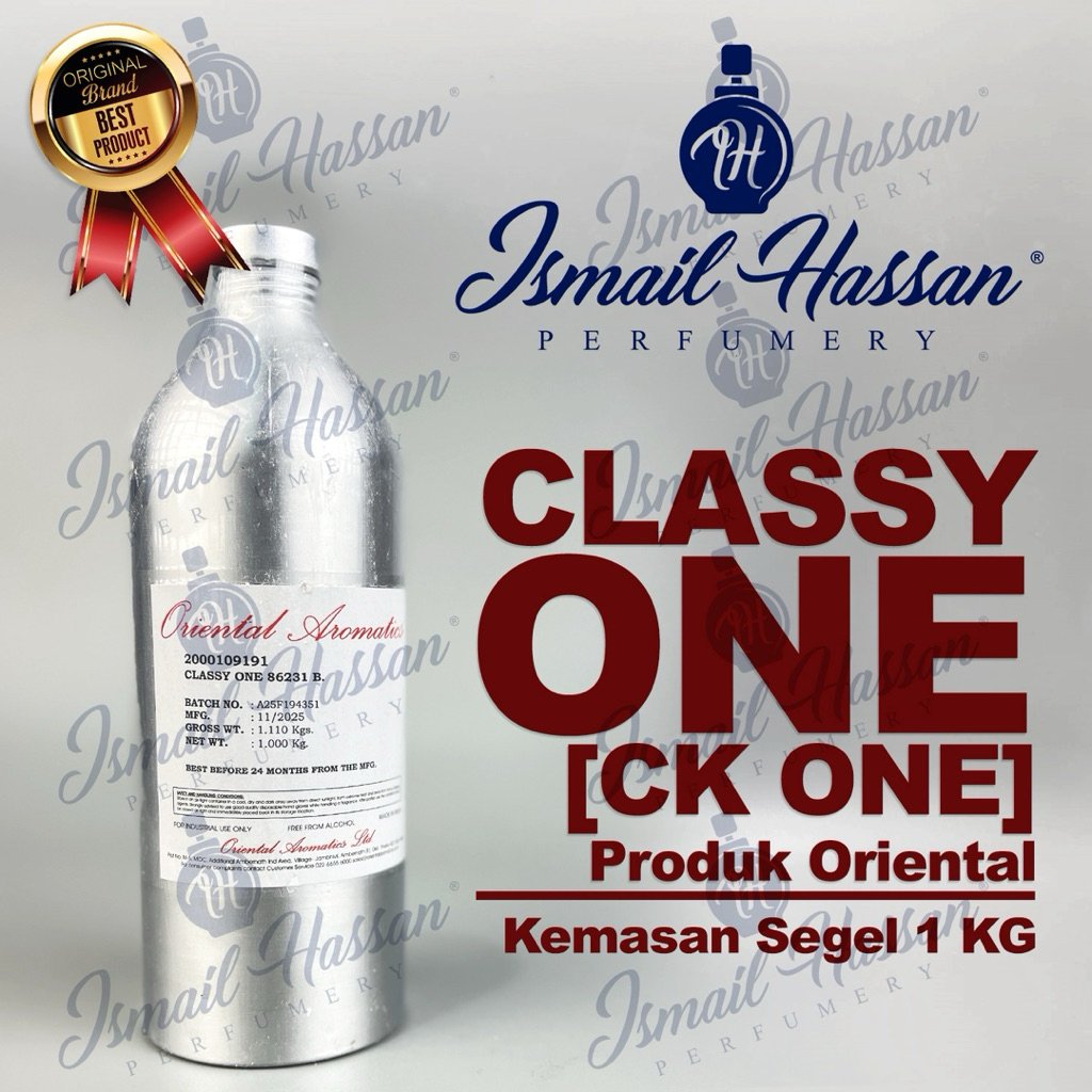 Bibit Biang Parfum Classy One Ck 0ne Produk ORiENTAL AROMATICS Packing Segel 1Kg