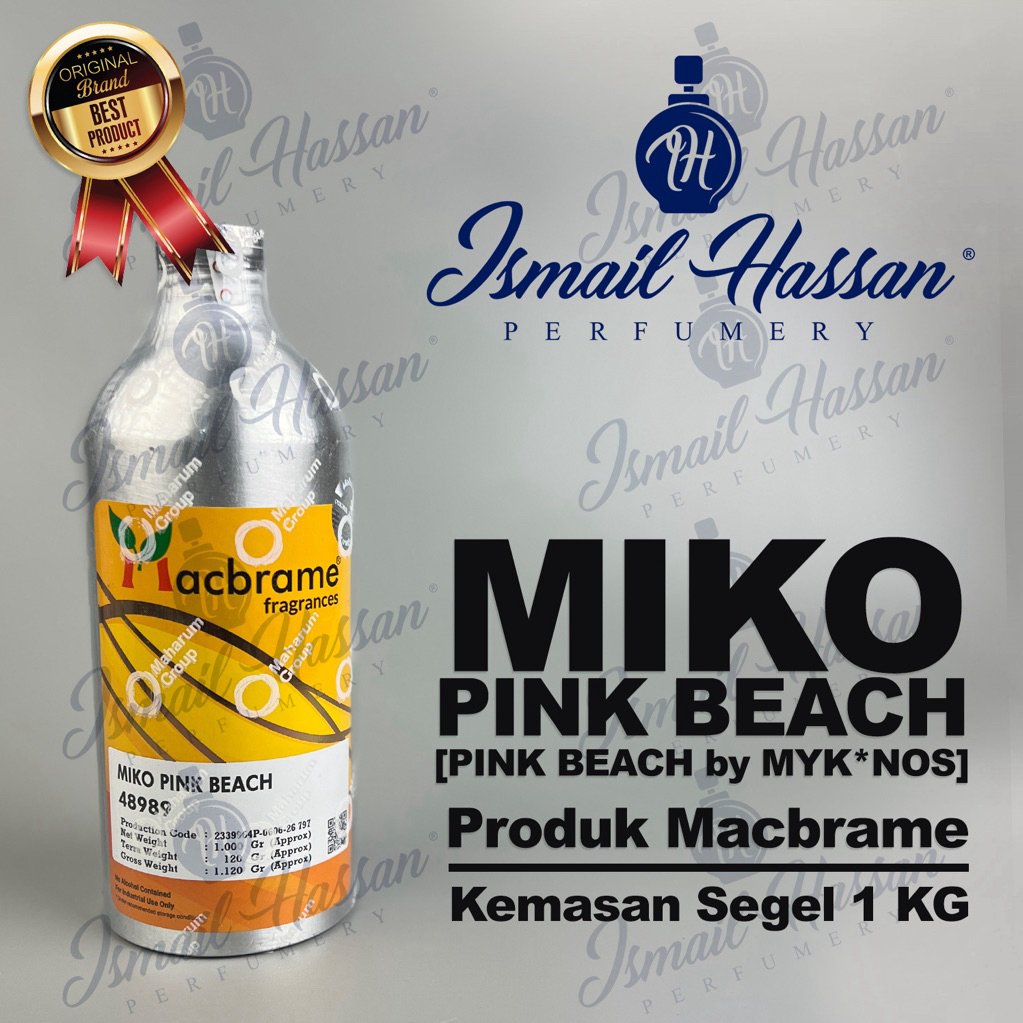 Bibit Biang Parfum Miko Pink Beach Produk MACBRAME Packing Segel 1Kg