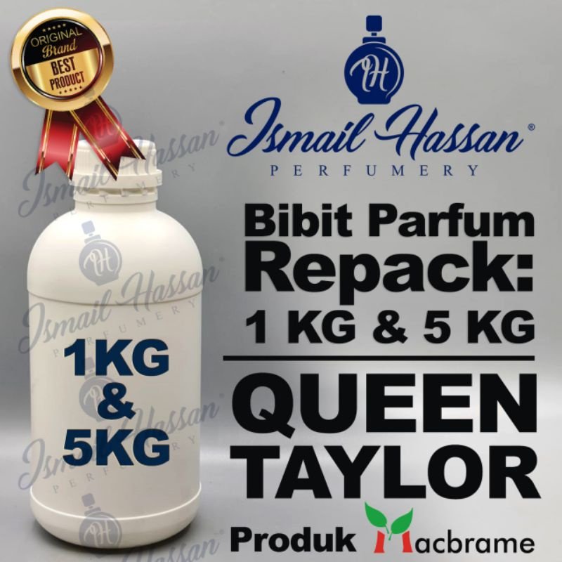Bibit Biang Parfum Repack Queen Taylor Premio Produk MACBRAME Packing Botol Plastik 1Kg